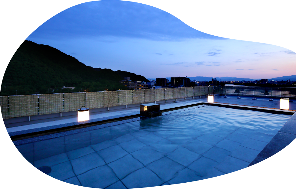 Photo： Rooftop Open-Air Bath 